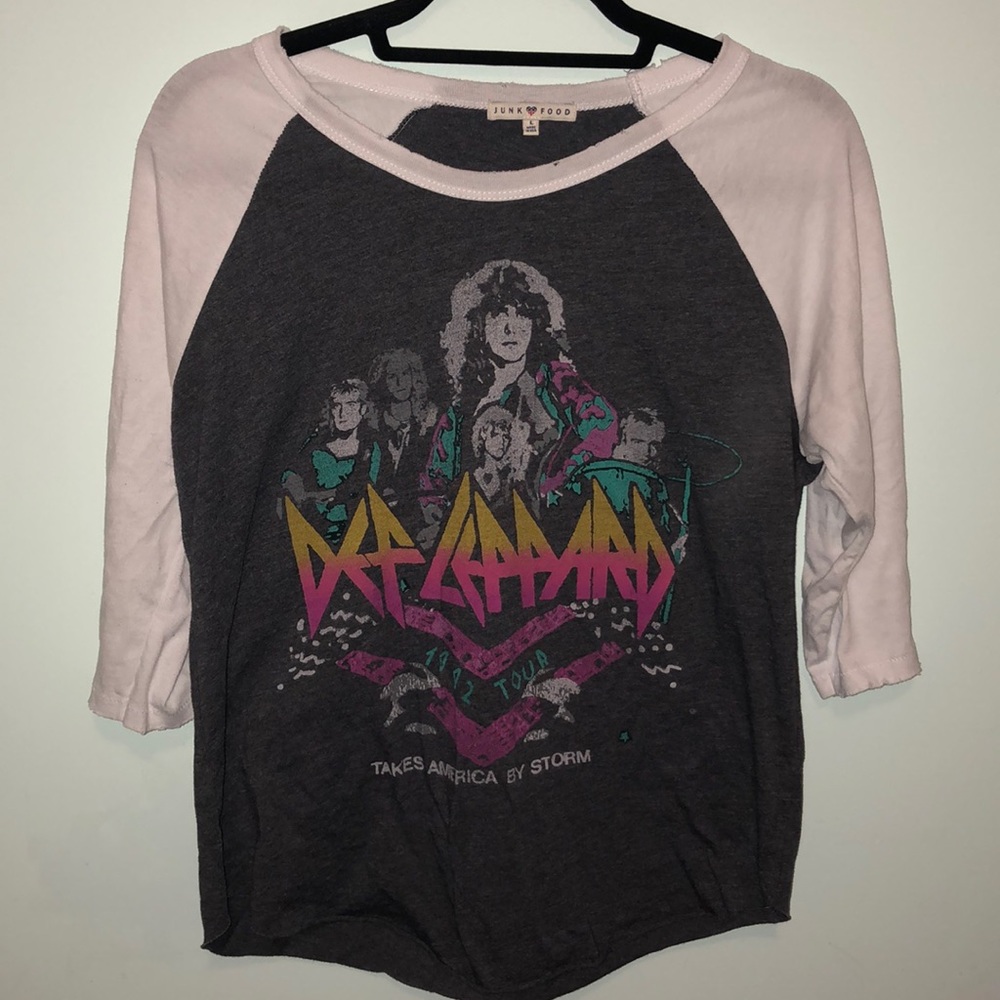 Junk Food 3/4 tee